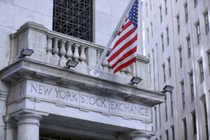 US-Fahne an der New York Stock Exchange (Archiv)