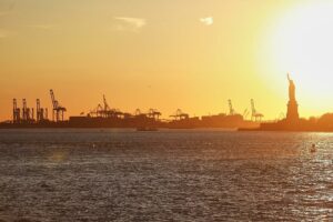 New Yorker Hafen und Freiheitsstatue (Archiv)