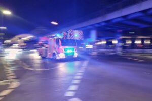 Berliner Feuerwehr im Einsatz am 01.01.2025