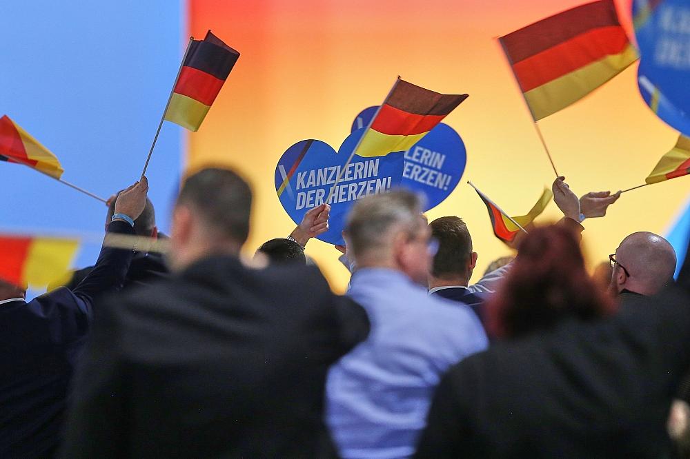 Deutschlandfahnen auf AfD-Parteitag (Archiv)