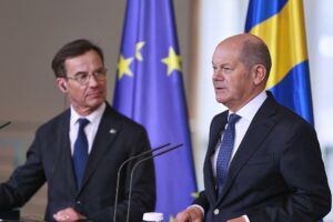 Ulf Kristersson und Olaf Scholz am 17.01.2025