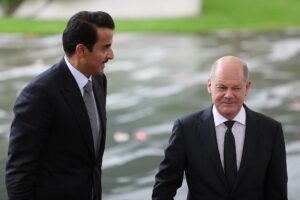 Tamim bin Hamad Al Thani und Olaf Scholz (Archiv)