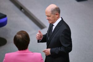 Saskia Esken und Olaf Scholz (Archiv)