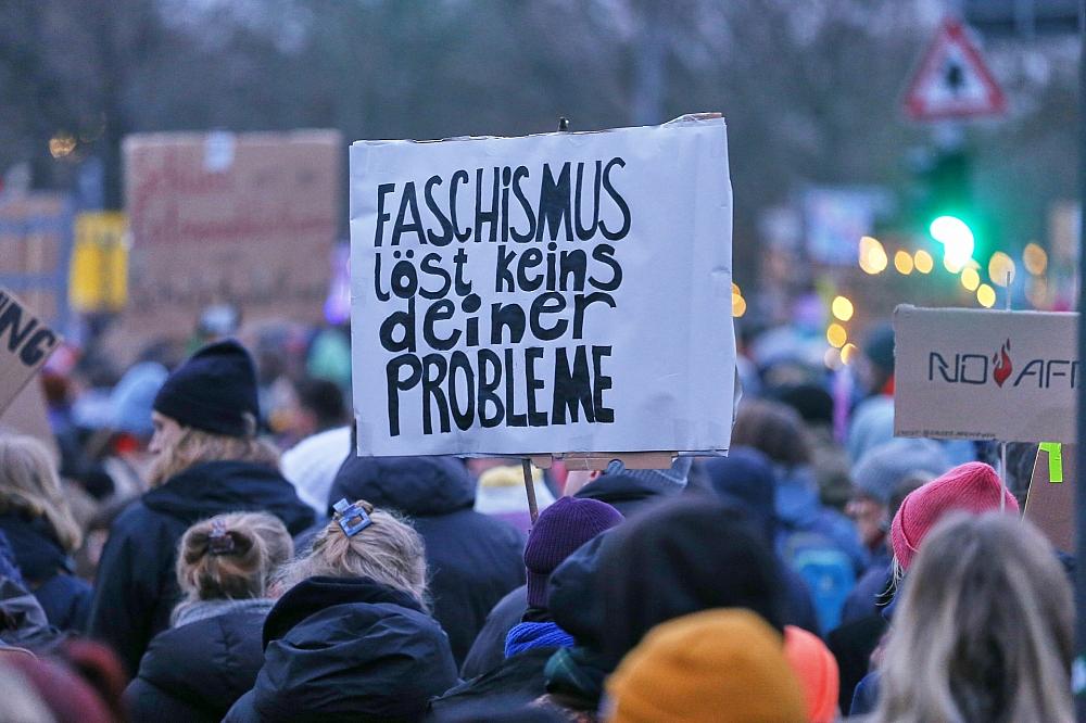 Großdemo gegen die CDU und AfD am 02.02.2025