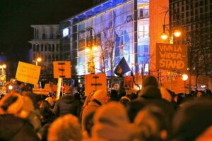 Demo vor der CDU-Parteizentrale am 02.02.2025