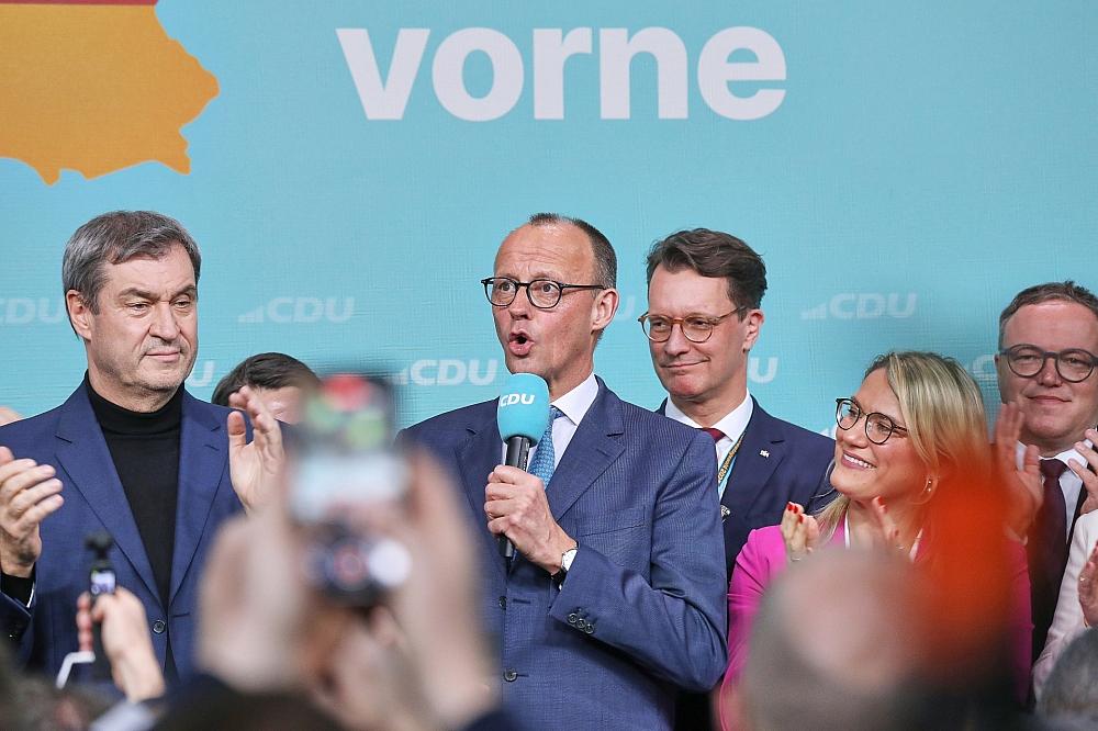 Friedrich Merz am Wahlabend