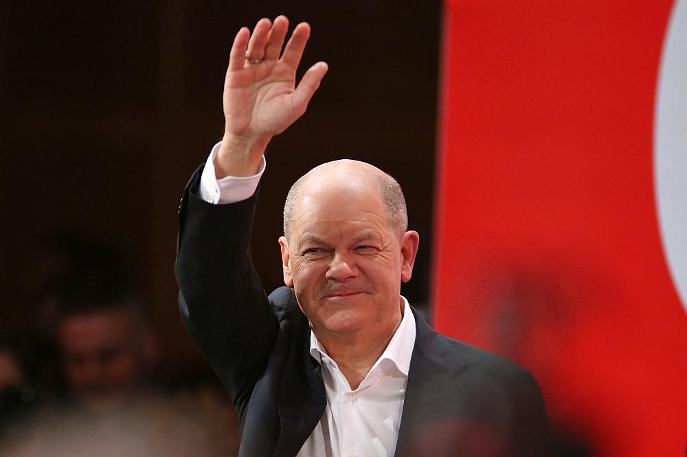 Olaf Scholz am 23.02.2025