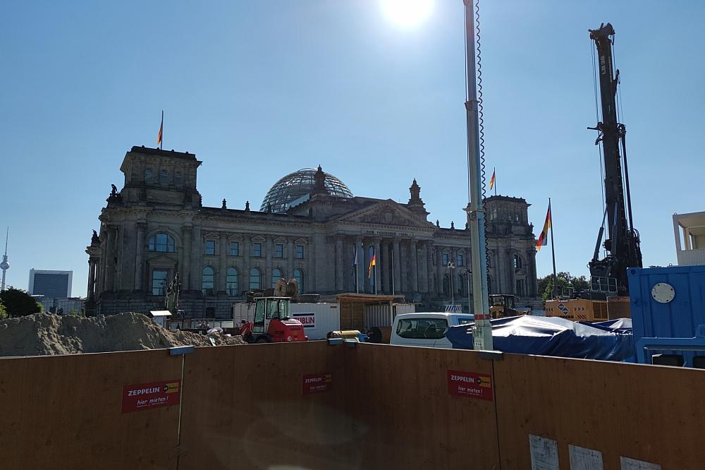 Baustelle vor Deutschem Bundestag (Archiv)