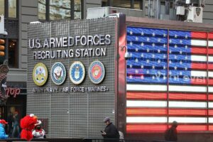 Rekrutierungsstation der US-Streikräfte (Archiv)