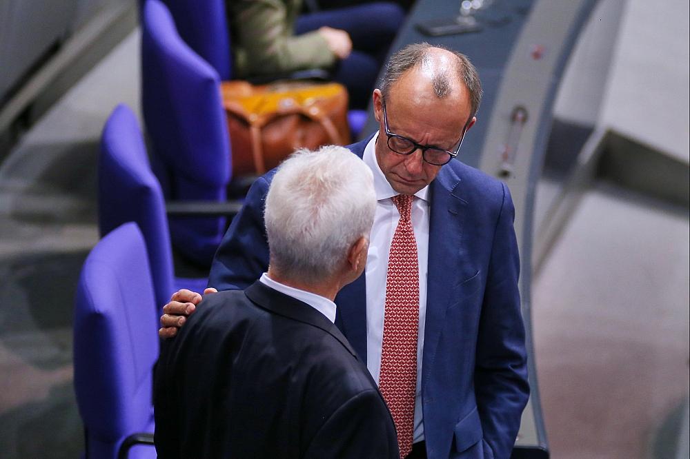 Peter Ramsauer und Friedrich Merz (Archiv)