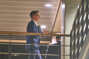 Carsten Linnemann am 03.03.2025 nach der 2. Sondierungsrunde