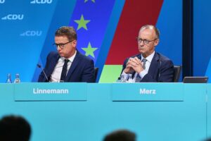 Carsten Linnemann und Friedrich Merz (Archiv)