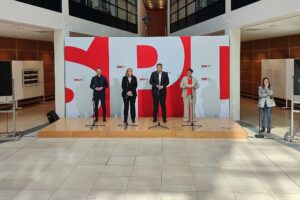 SPD-Pressekonferenz nach Gremiensitzung am 12.05.2025