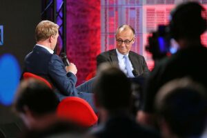 Markus Preiß und Friedrich Merz am 26.05.2025