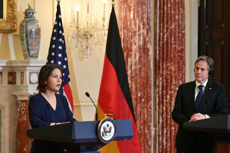 Baerbock pocht bei USA-Besuch auf Beteiligung Europas an Gesprächen mit Russland