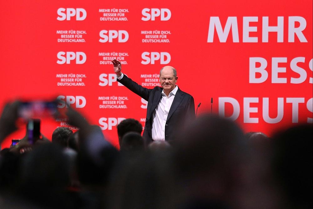Scholz als SPD-Kanzlerkandidat bestätigt