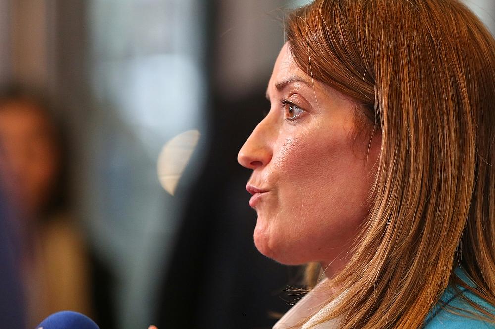 Europaparlamentspräsidentin weist Trumps Gaza-Forderung zurück