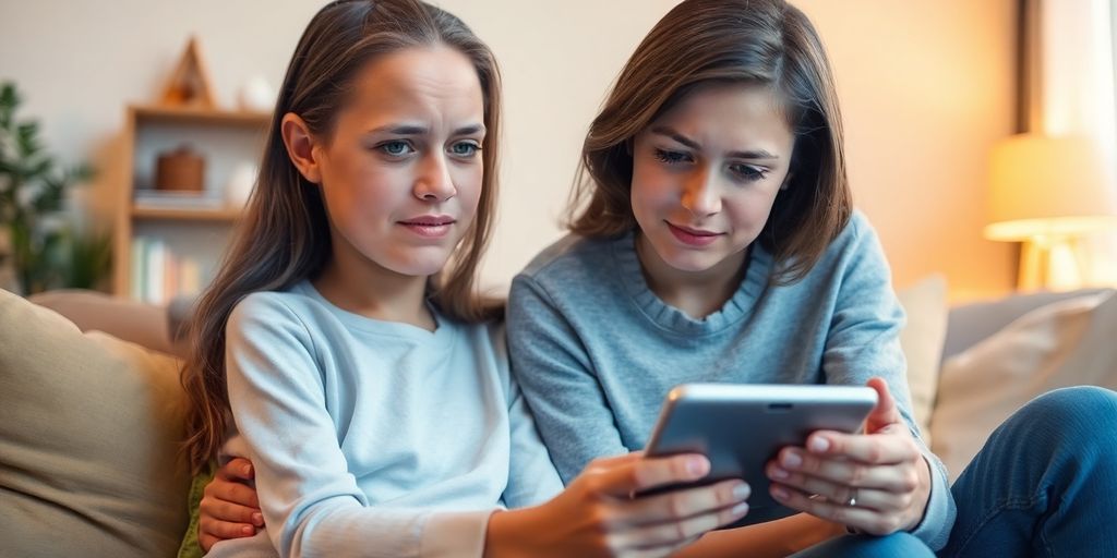 Sorgfältige Elternschaft in der digitalen Welt.