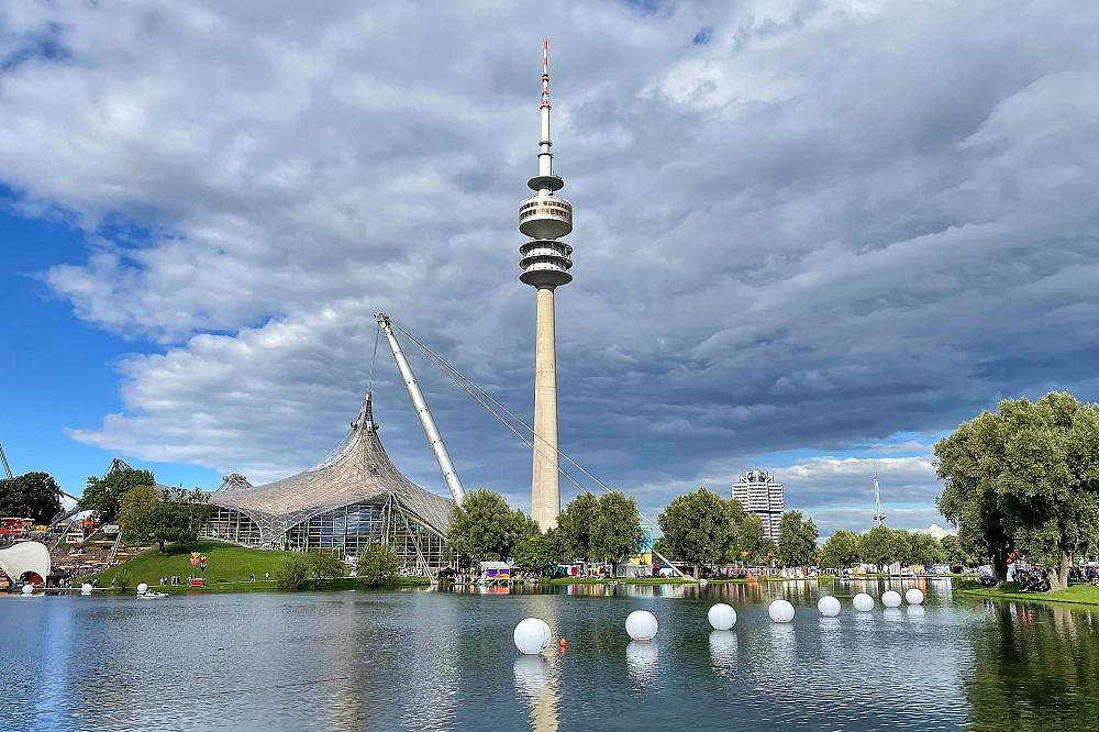 Münchner stimmen klar für Olympia-Bewerbung Olympiapark München (Archiv)