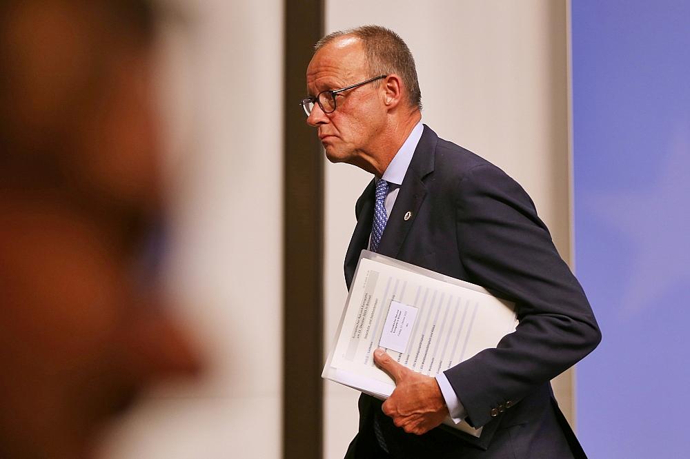 Prominente Frauen schreiben Brandbrief an Merz Friedrich Merz am 23.10.2025
