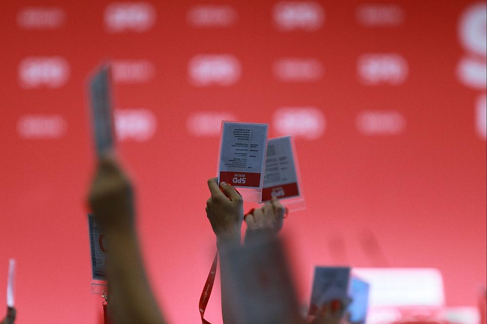 Berliner SPD nominiert Krach als Spitzenkandidaten Berliner SPD-Landesparteitag (Archiv)