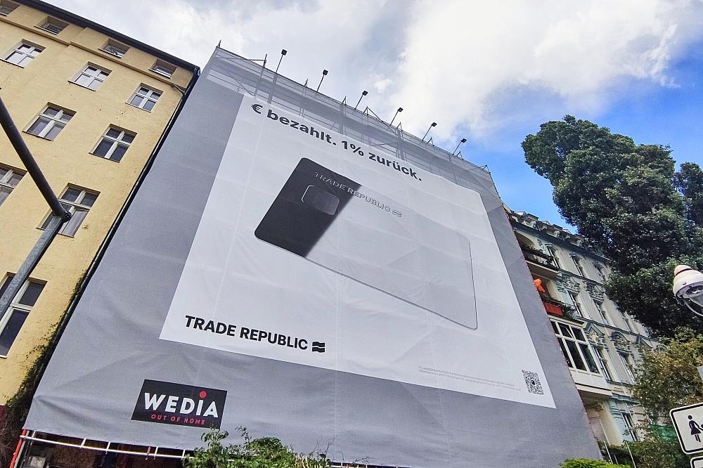 VZBV: Beschwerden über Trade Republic steigen Werbung für Trade Republic (Archiv)