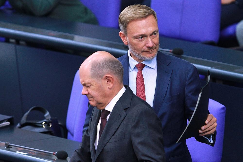Lindner hat keinen Kontakt mehr zu Scholz Olaf Scholz und Christian Lindner (Archiv)