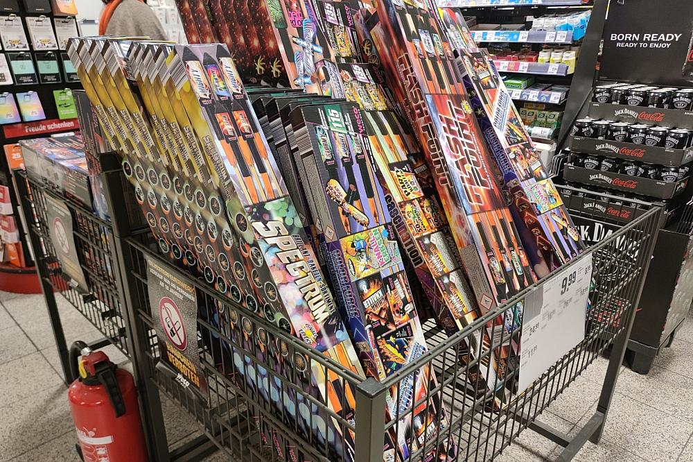 Importe von Feuerwerkskörpern stark gestiegen Feuerwerksverkauf (Archiv)