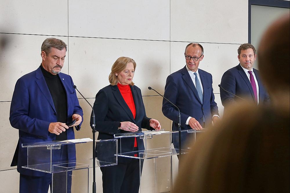 Luftverkehrswirtschaft begrüßt Einigung im Koalitionsausschuss Pressekonferenz nach Koalitionsausschuss am 13.11.2025