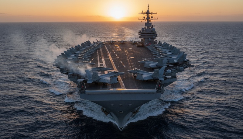 Maritime Strategie: USS Gerald R. Ford im Fokus regionaler Spannungen