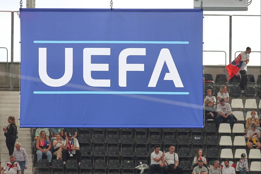 Uefa: Deutschland wird 2029 Gastgeber für Fußball-EM der Frauen UEFA-Logo (Archiv)