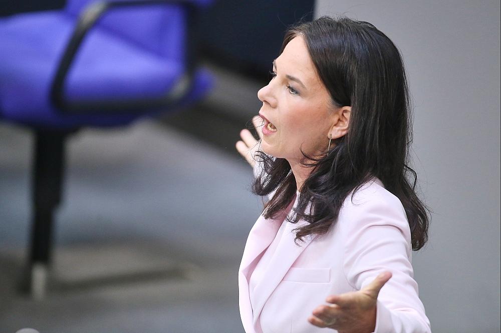 Baerbock warnt vor Gebietsabtretungen in der Ukraine Annalena Baerbock (Archiv)