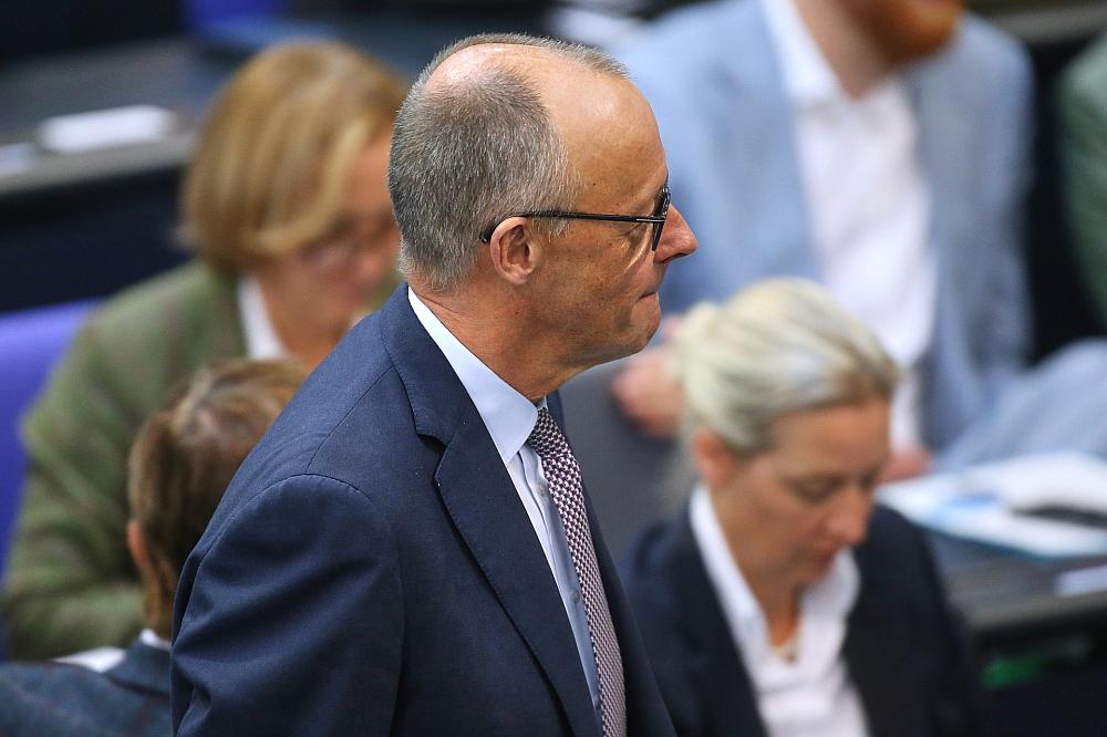 Infratest: Union bleibt in der Sonntagsfrage vor der AfD Friedrich Merz und Alice Weidel (Archiv)