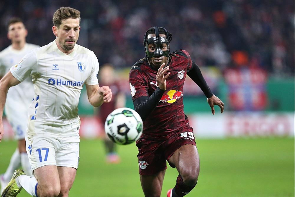 DFB-Pokal: Leipzig und Leverkusen ziehen ins Viertelfinale ein RB Leipzig - FC Magdeburg am 02.12.2025