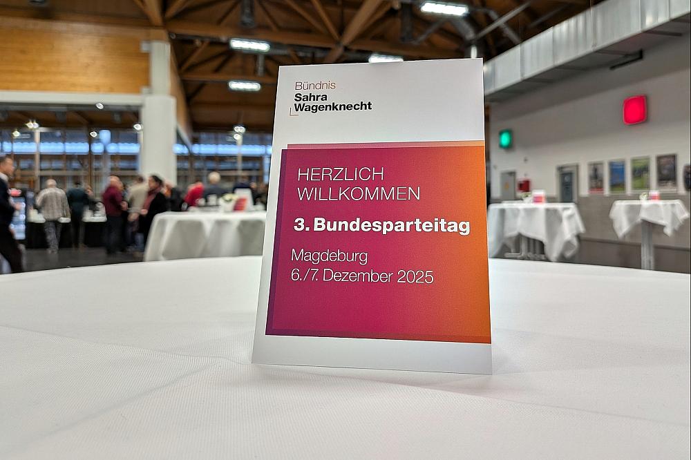 BSW setzt Parteitag fort 3. BSW-Bundesparteitag im Dezember 2025