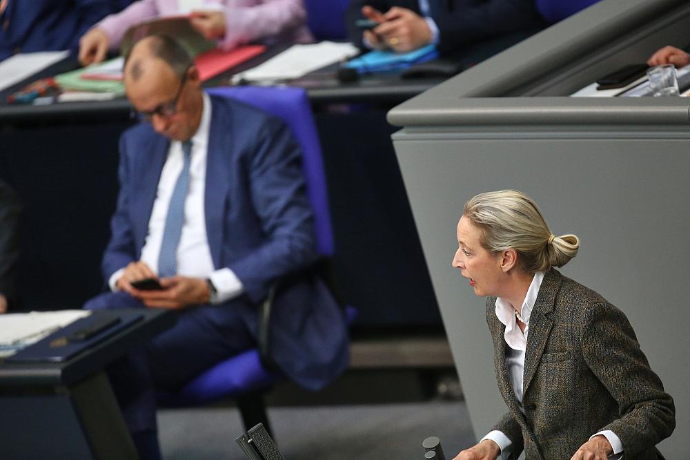 Ipsos: Union fällt auf tiefsten Stand seit 2022 – Rekord für AfD
