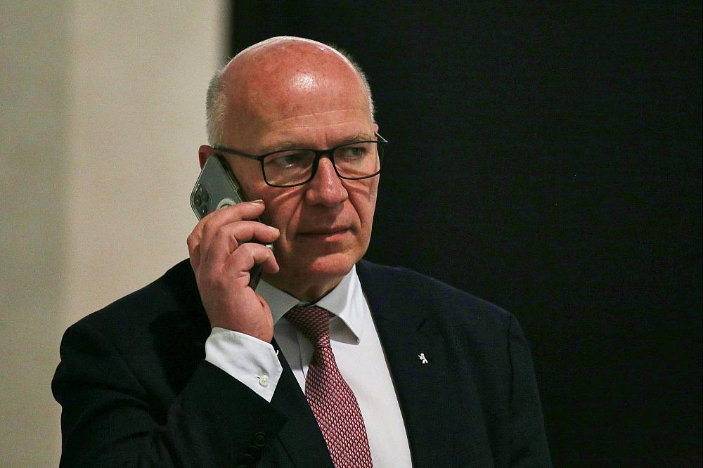 Bericht: Wegner führte am Morgen des Stromausfalls keine Telefonate