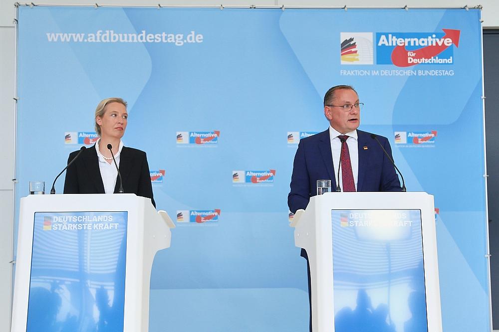 Chrupalla verteidigt AfD-Doppelspitze gegen interne Kritik