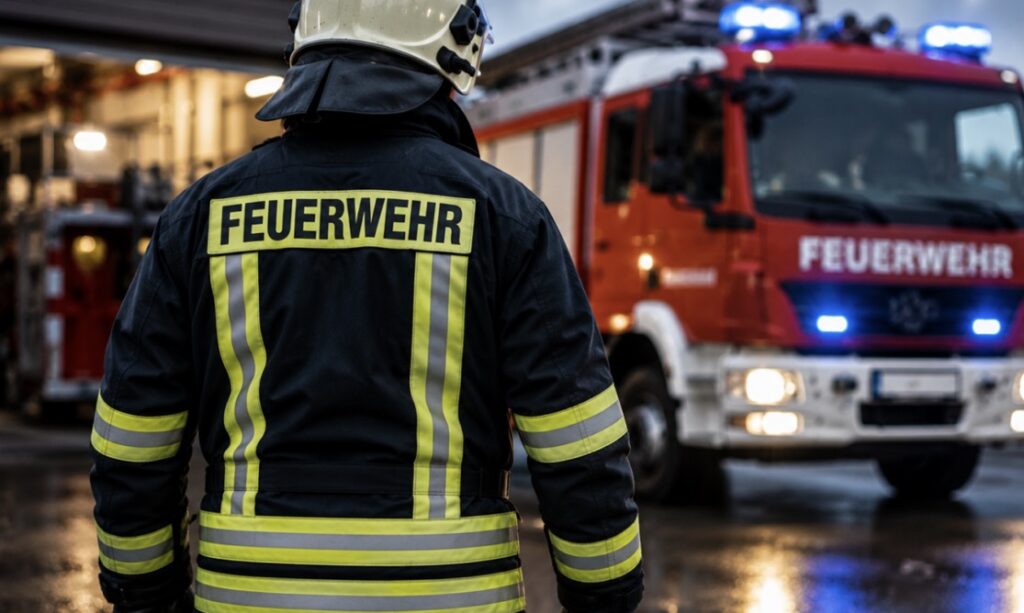 Wohnungsbrand in Ludwigshafen mit Menschenrettung