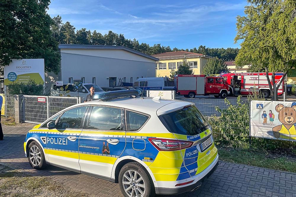 Trauer nach Schießerei an Brandenburger Schule mit 2 Toten