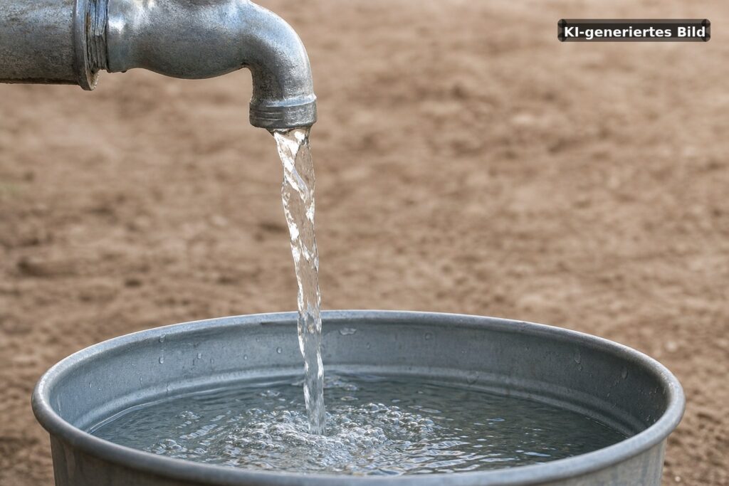 Trockenheit erhöht Spardruck auf Wasserwerk Langenau Symbolbild: Trockenheit erhöht Spardruck auf Wasserwerk Langenau