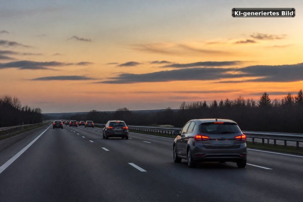 Symbolbild: Verdacht auf verbotenes Rennen auf der A7 bei Ulm
