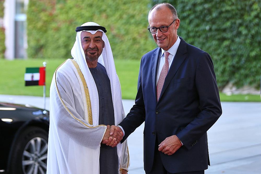 Merz empfängt Staatspräsidenten der Vereinigten Arabischen Emirate