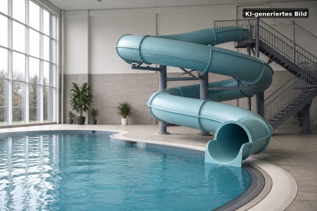 Symbolbild: Rutsche im Sendener Hallenbad wird voruebergehend gesperrt