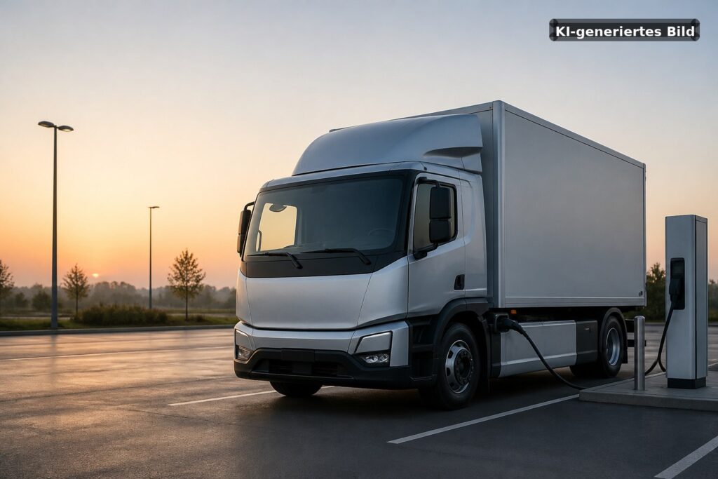 Symbolbild: Daimler Truck dringt auf realistischere EU-Regeln fuer E-Lkw