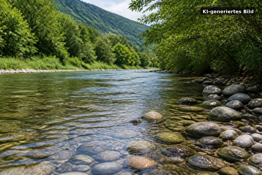 Symbolbild: Donau bei Ulm führt deutlich weniger Wasser