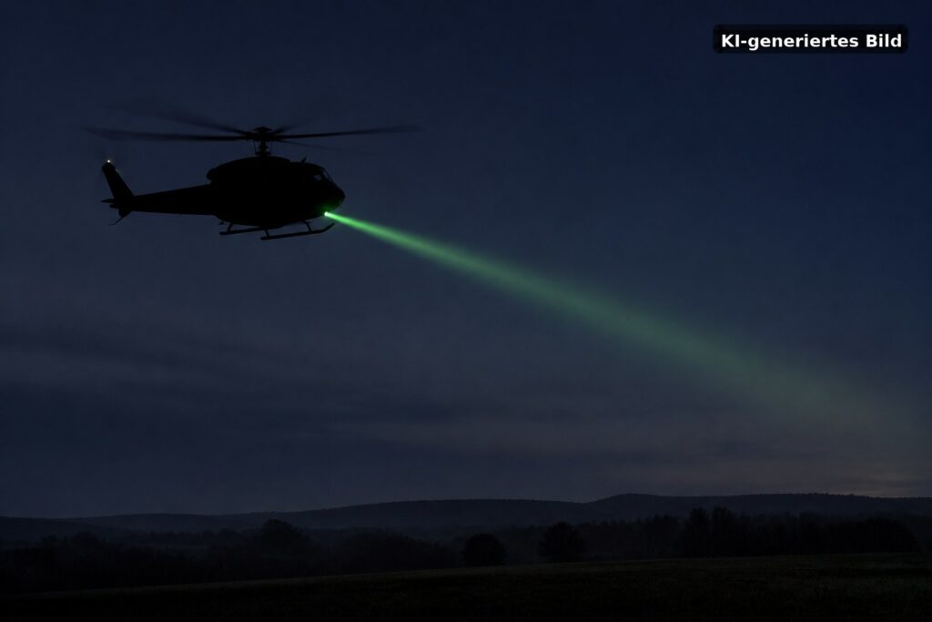 Symbolbild: Polizei sucht Zeugen nach Laserblendung über Illertissen